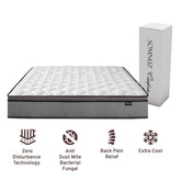 Somnuzโข Comforto 10 Inch Bamboo Fabric Latex Individual Pocketed Spring Mattress Singapore